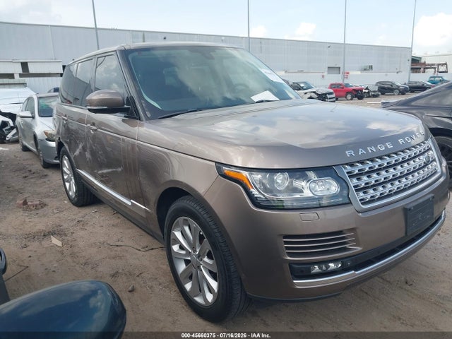 2015 LAND ROVER RANGE ROVER 3.0L V6 SUPERCHARGED HSE