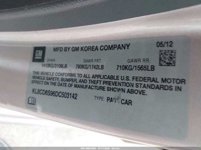 2013 Chevrolet SPARK 1LT AUTO 照片 9