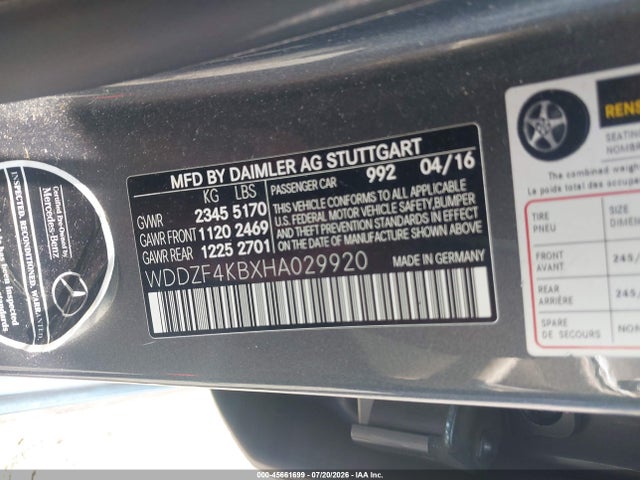 2017 Mercedes-BENZ E 300 4MATIC — фото 9