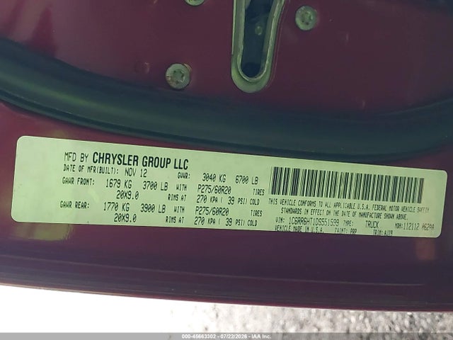 2013 RAM 1500 SPORT 照片 9