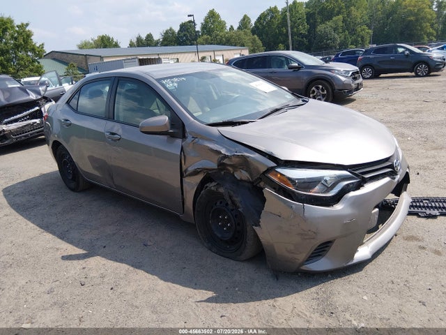 2016 TOYOTA COROLLA LE