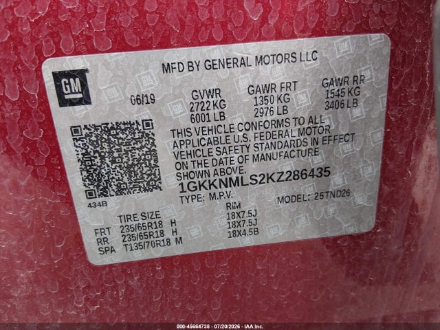 2019 GMC ACADIA SLT-1 9