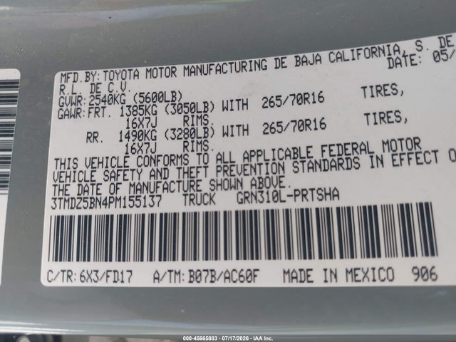 2023 Toyota TACOMA TRD OFF ROAD photo 9