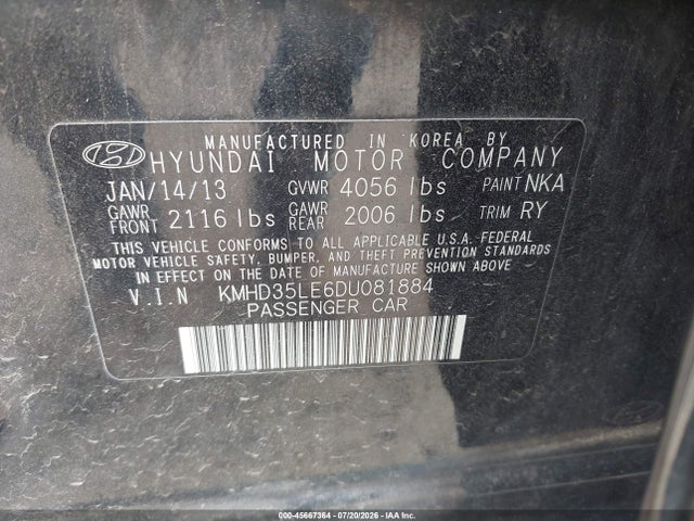 صورة 9 لـ 2013 Hyundai ELANTRA GT