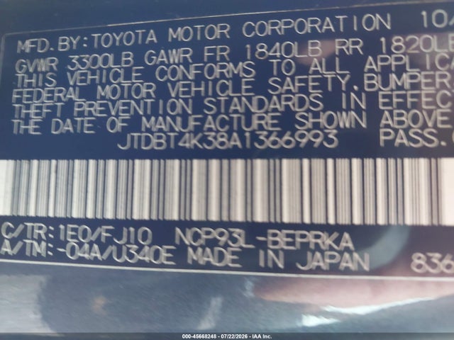 2010 Toyota YARIS — фото 9
