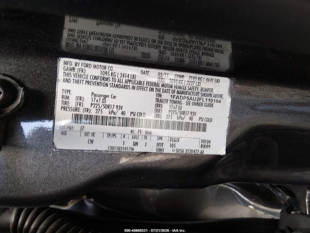 2015 FORD C-MAX HYBRID SE — фото 9