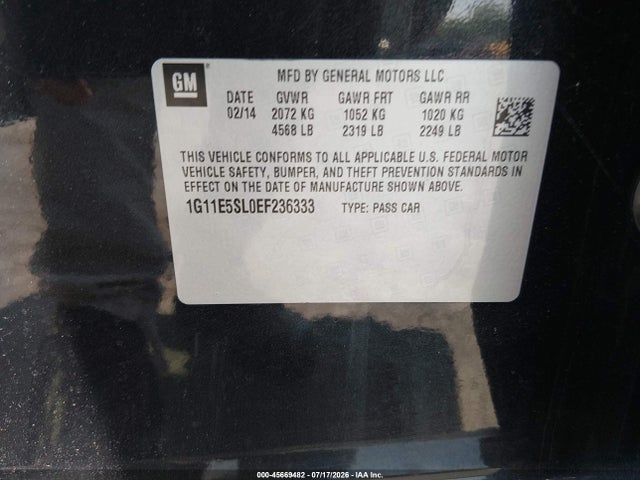 صورة 9 لـ 2014 Chevrolet MALIBU 2LT