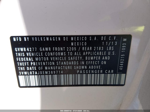صورة 9 لـ 2014 Volkswagen JETTA 1.8T SEL