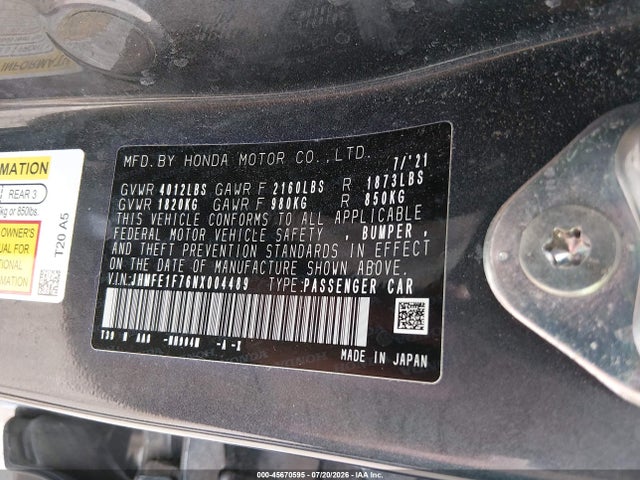 صورة 9 لـ 2022 Honda CIVIC EX