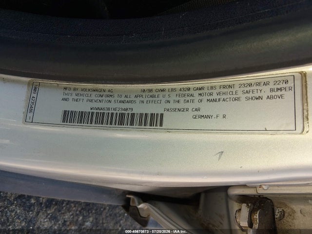 1999 Volkswagen PASSAT GLS 照片 9