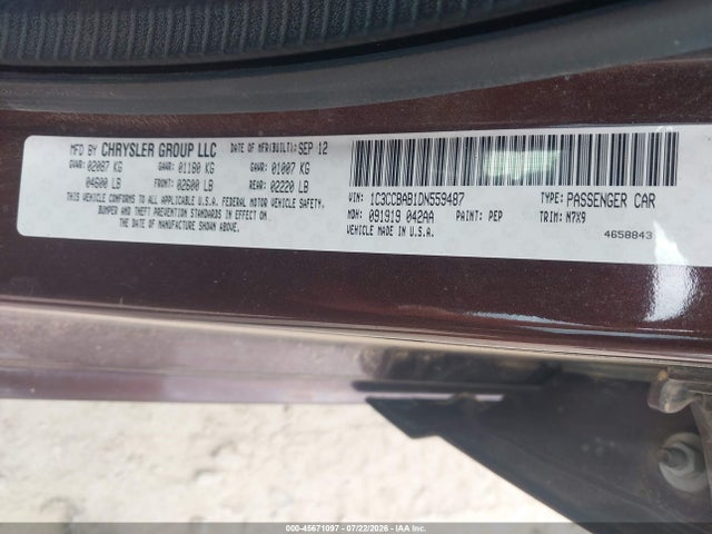 2013 Chrysler 200 LX 照片 9