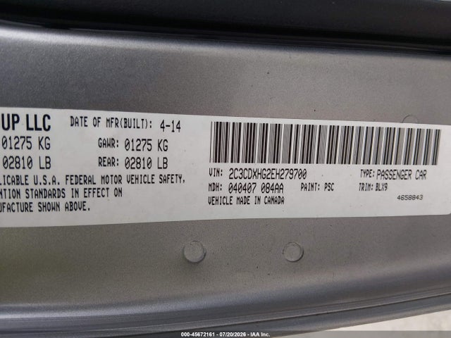 2014 Dodge CHARGER SXT PLUS 照片 9