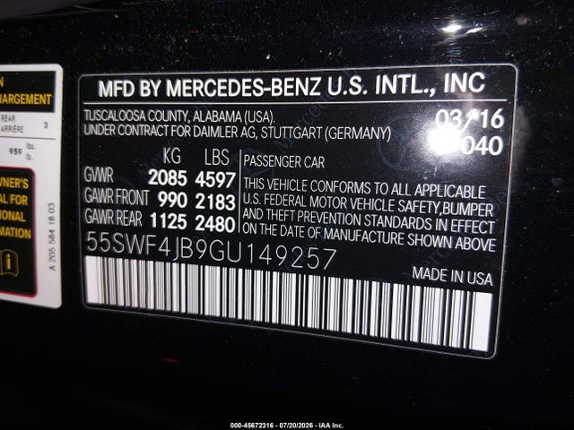 2016 Mercedes-BENZ C 300 照片 9