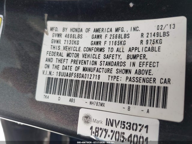 2013 Acura TL 3.5 照片 9