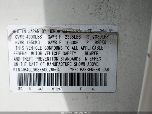 صورة 9 لـ 2005 Acura TSX
