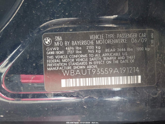 2009 BMW 328I 照片 9