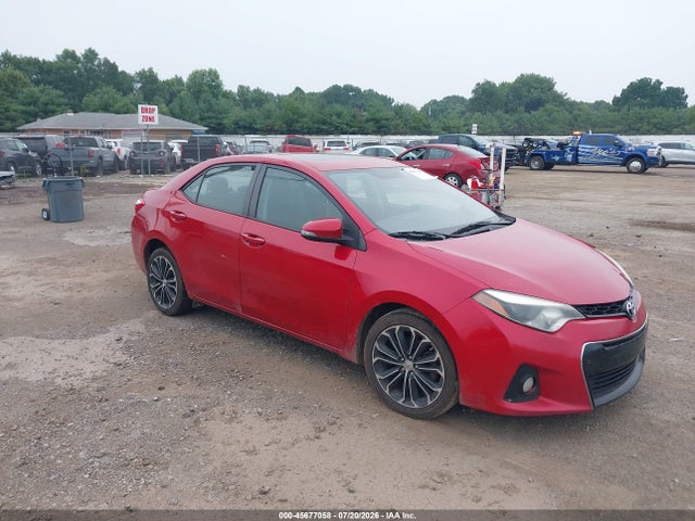 2016 TOYOTA COROLLA S PLUS