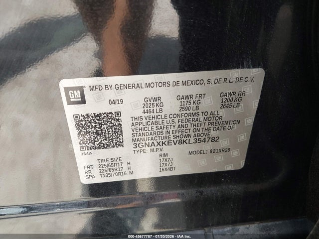 2019 CHEVROLET EQUINOX LT 9