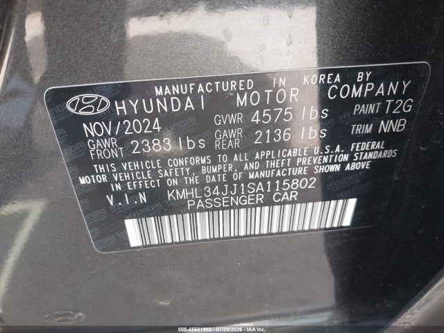 2025 Hyundai SONATA HYBRID SEL 照片 9