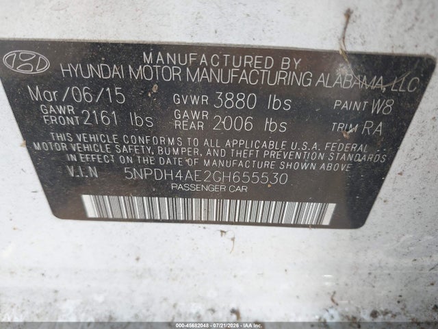2016 Hyundai ELANTRA LIMITED 照片 9