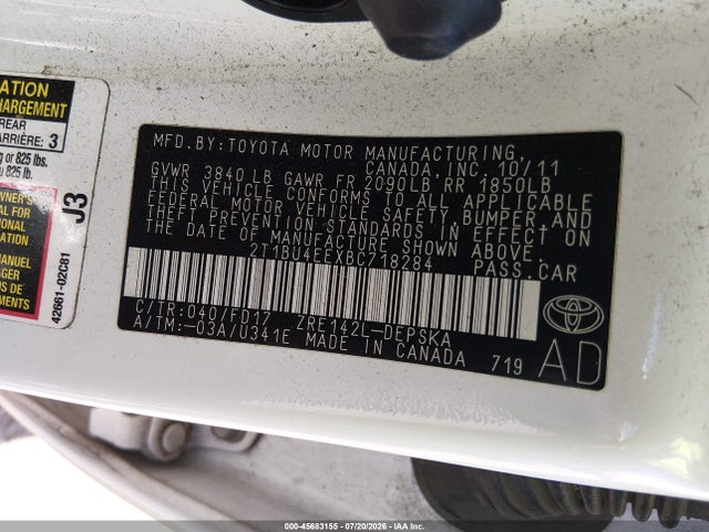 صورة 9 لـ 2011 Toyota COROLLA S