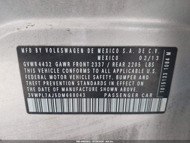 2013 Volkswagen JETTA SPORTWAGEN 2.0L TDI 照片 9