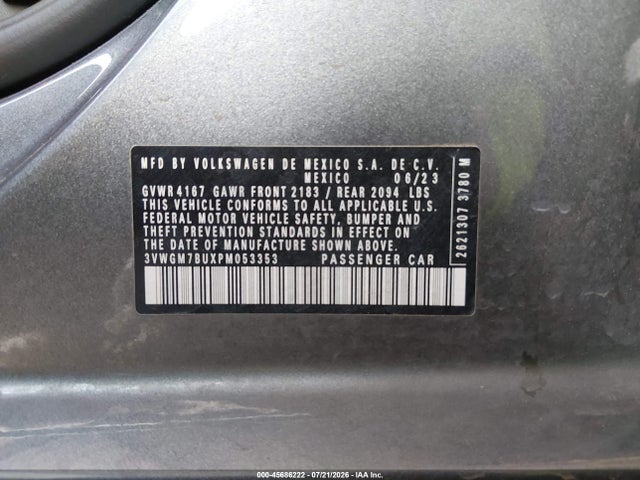 2023 Volkswagen JETTA 1.5T SEL 照片 9
