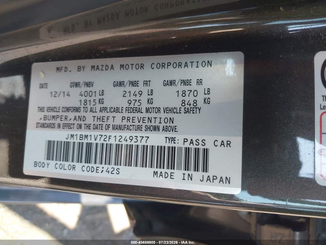 2015 Mazda MAZDA3 I TOURING — фото 9
