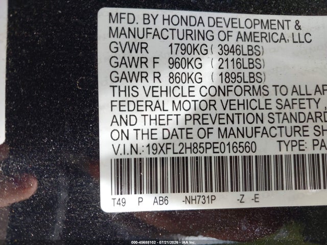2023 HONDA CIVIC SPORT 9