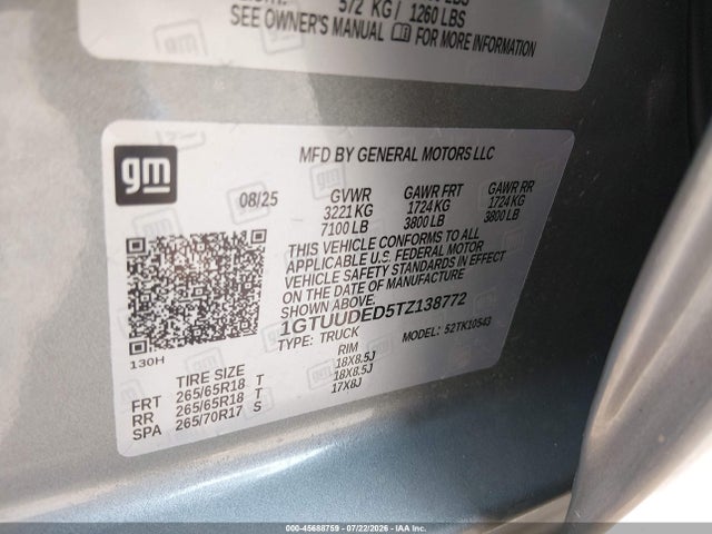 2026 GMC SIERRA 1500 , SHORT BED, SLT, 4WD — фото 9