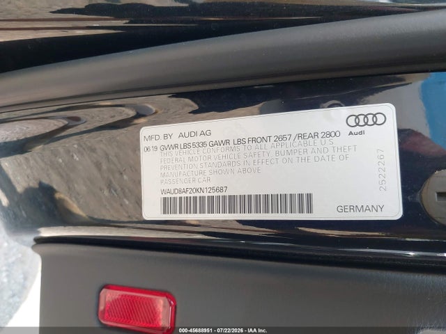2019 AUDI A6 45 PREMIUM 9