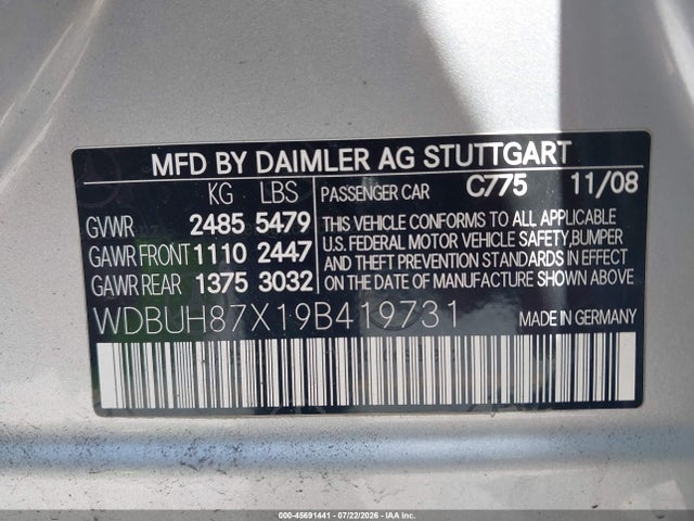 صورة 9 لـ 2009 Mercedes-BENZ E 350 4MATIC