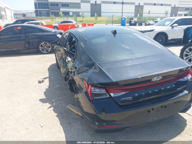 2023 HYUNDAI ELANTRA HYBRID BLUE 3