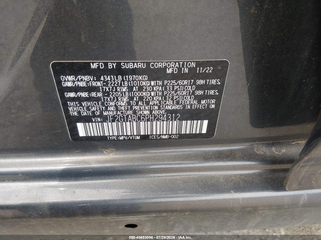 2023 SUBARU CROSSTREK 9