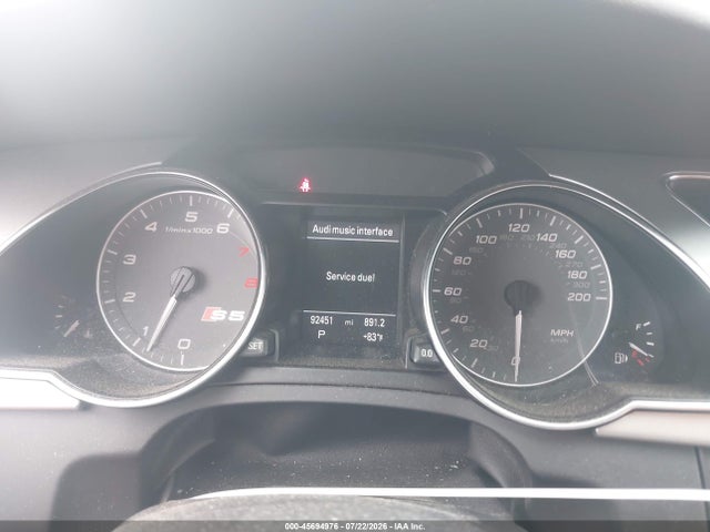 2012 AUDI S5 PREMIUM PLUS — фото 7