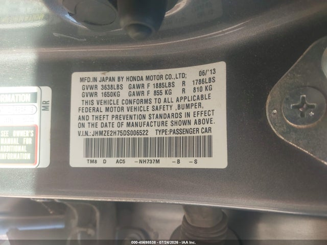 2013 Honda INSIGHT EX 照片 9