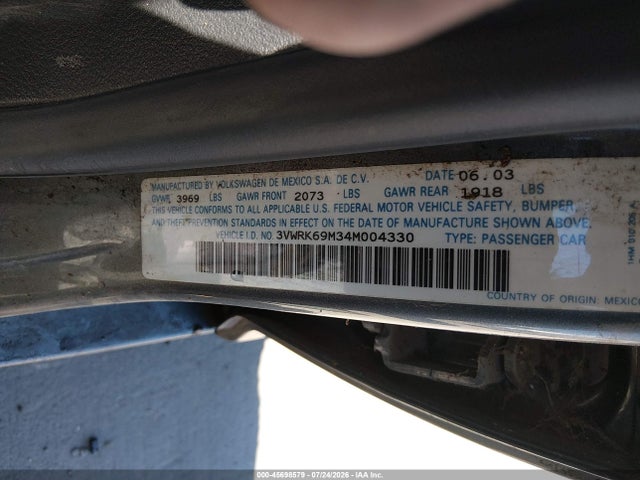 صورة 9 لـ 2004 Volkswagen JETTA GL