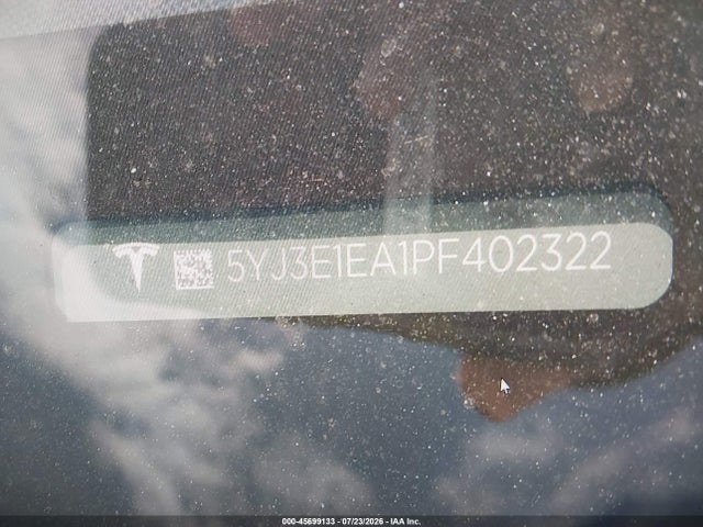 2023 Tesla MODEL 3 REAR-WHEEL DRIVE 照片 9