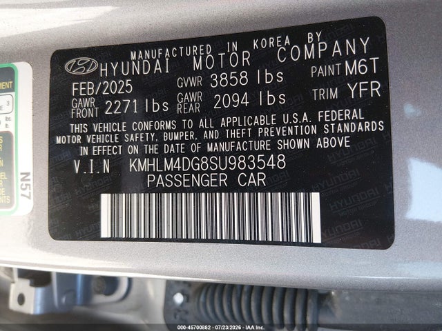 صورة 9 لـ 2025 Hyundai ELANTRA SEL SPORT