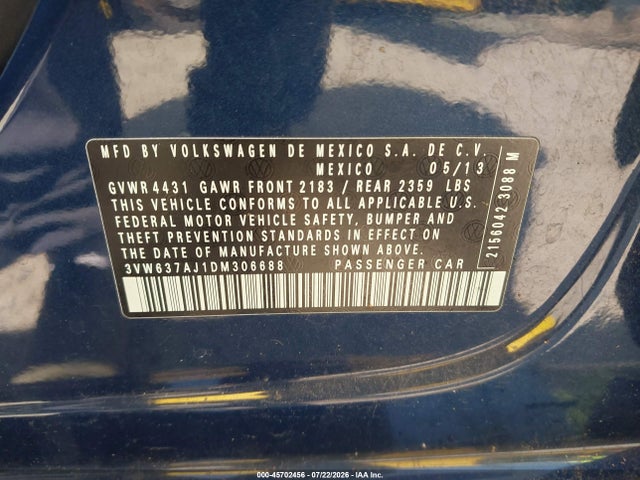 صورة 9 لـ 2013 Volkswagen JETTA HYBRID SEL PREMIUM