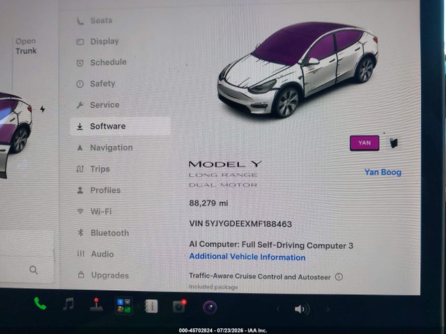 2021 TESLA MODEL Y LONG RANGE DUAL MOTOR ALL-WHEEL DRIVE 7