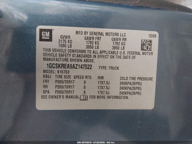 2010 Chevrolet SILVERADO 1500 LS 照片 9