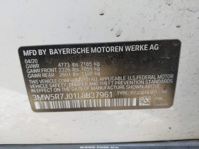 2020 BMW 330I XDRIVE 9