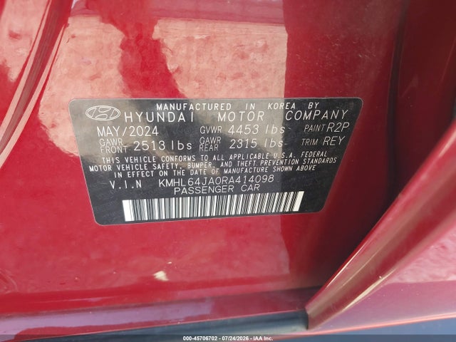 صورة 9 لـ 2024 Hyundai SONATA SEL