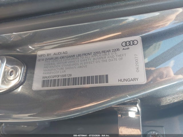 صورة 9 لـ 2015 AUDI A3 1.8T PREMIUM