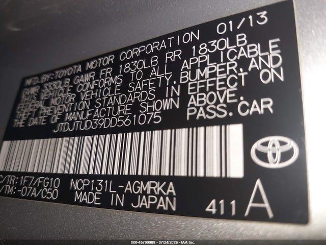 صورة 9 لـ 2013 Toyota YARIS L
