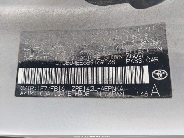 2011 Toyota COROLLA LE photo 9