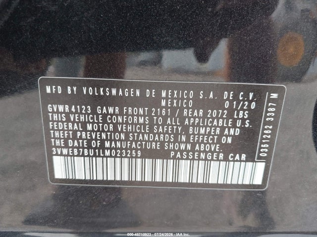 2020 VOLKSWAGEN JETTA 1.4T SEL 9
