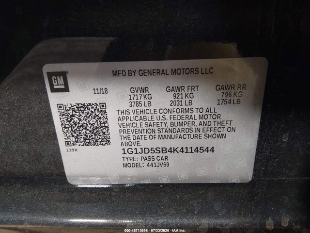 صورة 9 لـ 2019 Chevrolet SONIC LT AUTO