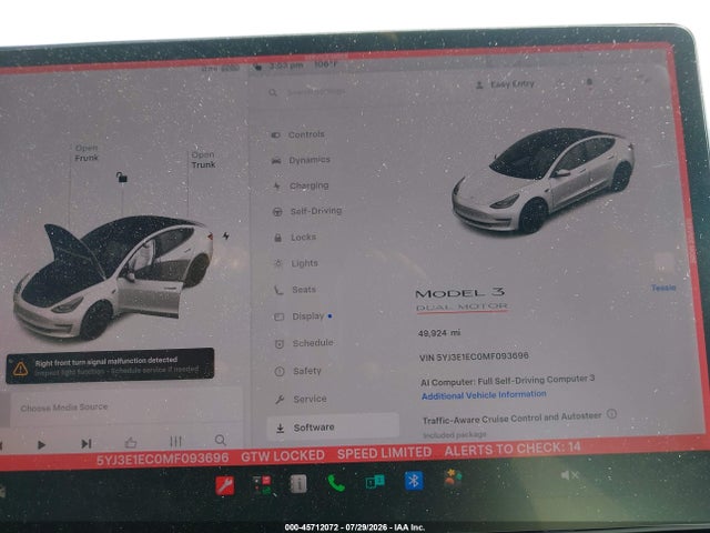 2021 TESLA MODEL 3 PERFORMANCE DUAL MOTOR ALL-WHEEL DRIVE 7